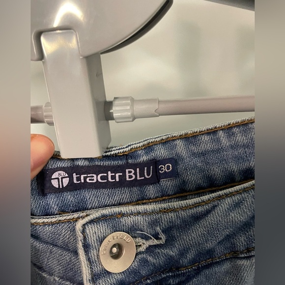 Gold sequin pockets jean shorts size 30 - Picture 3 of 11